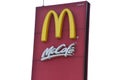 Large McDonalds Cheeseburger French Fries and Coke Royalty Free Stock Photo